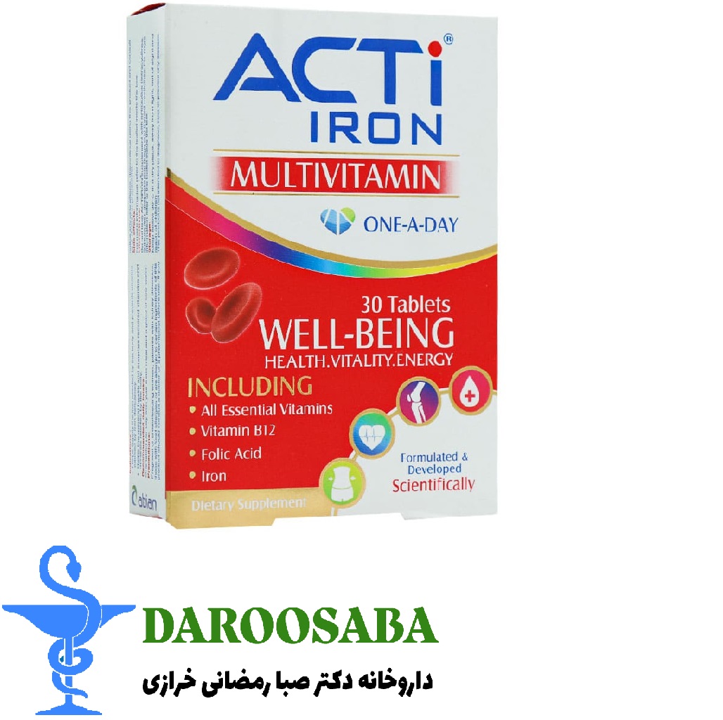 قرص اکتی آیرون لیبرتی سوئیس 30 عدد