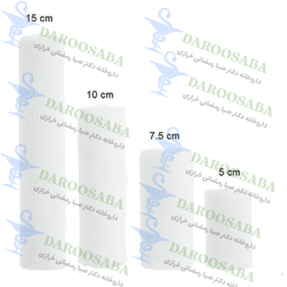 باند پانسمان شکل پذیر کنار بافته 15*360 سالم