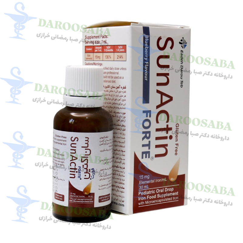 قطره آهن سان اکتین فورت ایده دارو طب