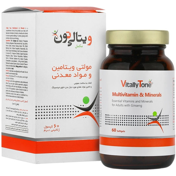 سافت ژل مولتی فور هیم ویتالی تون | 60 عدد
