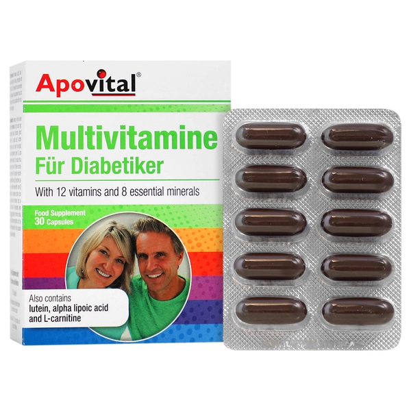 کپسول مولتی ویتامین  دیابتی آپوویتال 30 عدد