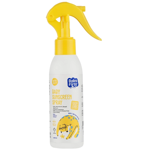اسپری لوسیون ضد آفتاب کودک بیبی فرست