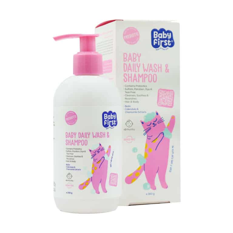 شامپو روزانه سر و بدن نوزاد بیبی فرست