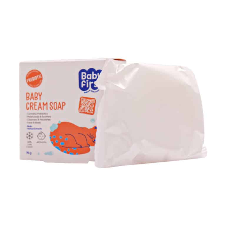 صابون بچه کرم دار بیبی فرست سی گل